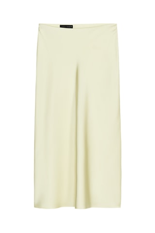 Jupe midi - Jaune