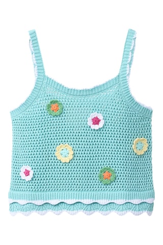 Camisola de alças - Azul-celeste