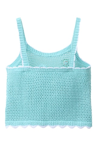 Camisola de alças - Azul-celeste