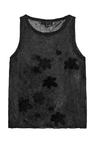 Camisola de alças - Preto