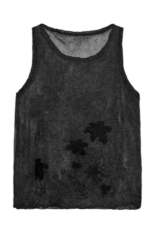 Camisola de alças - Preto