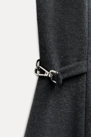 Vestido estilo patinadora - Cinzento-escuro