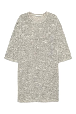 Vestido-camisola- Bege