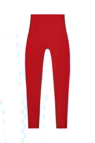 Legging taille haute - Rouge