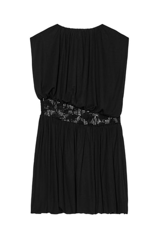 Vestido direito- Preto