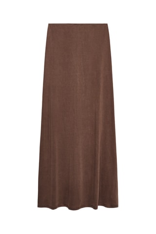 Vestido midi - Castanho