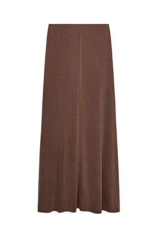 Vestido midi - Castanho