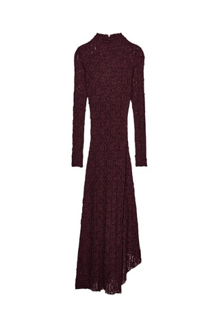 Vestido midi - Bordô