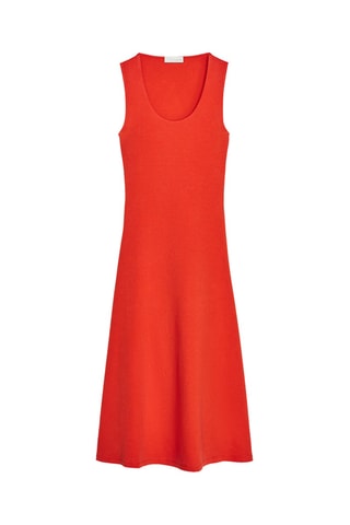 Vestido midi - Laranja