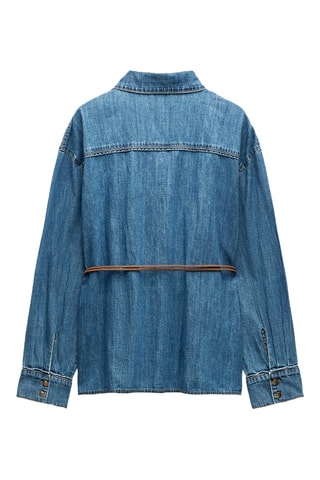 Casaco de ganga - Azul