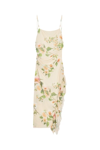 Vestido direito- Bege