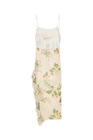 Vestido direito- Bege