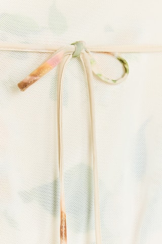 Vestido direito- Bege