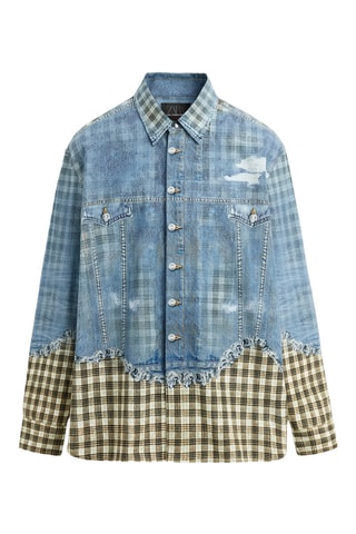 Camisa de ganga - Azul