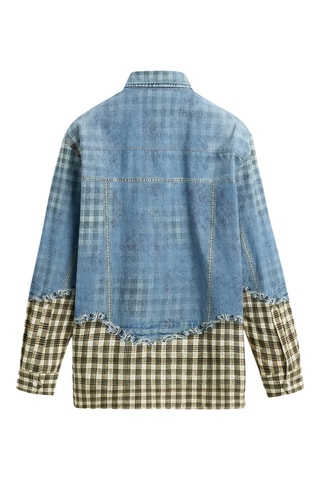 Camisa de ganga - Azul