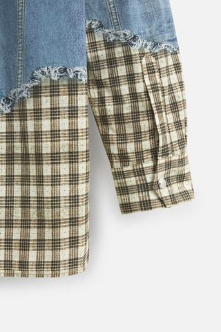 Camisa de ganga - Azul