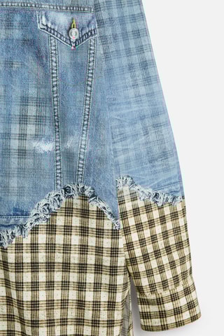 Camisa de ganga - Azul