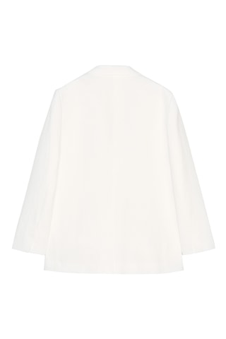 Casaco em linho- Branco