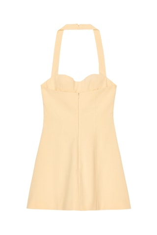 Vestido trapézio- Amarelo