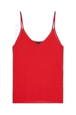 Camisola de alças - Vermelho