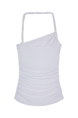 Top assimétrico - Violeta