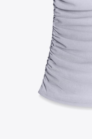 Top assimétrico - Violeta