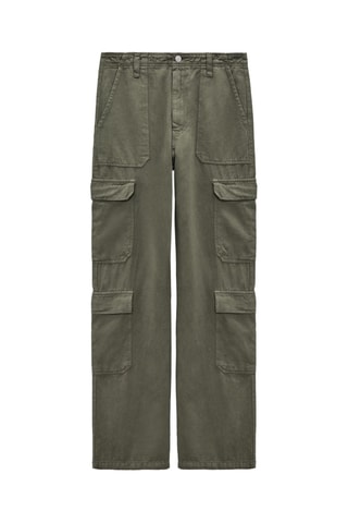 Pantalon cargo - Kaki