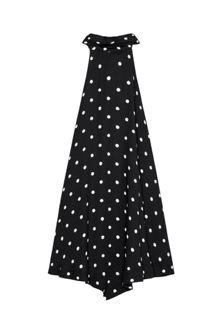 Vestido folhos - Preto