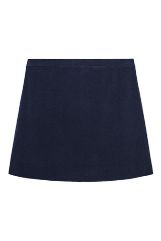 Saia trapézio - Azul-marinho