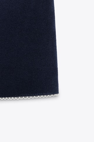 Saia trapézio - Azul-marinho