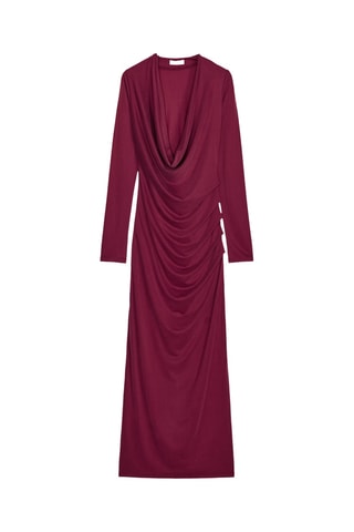 Vestido direito- Bordô