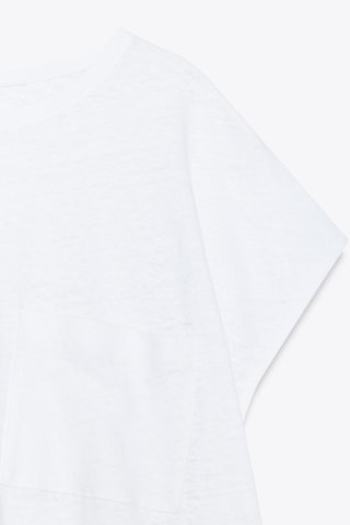 T-shirt en lin - Blanc