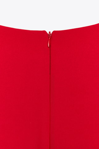Vestido direito- Vermelho