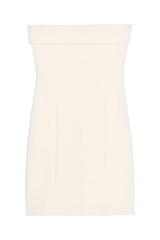 Vestido corpete- Cru