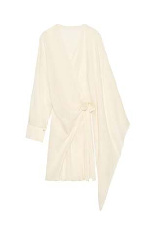 Vestido traçado - Cru