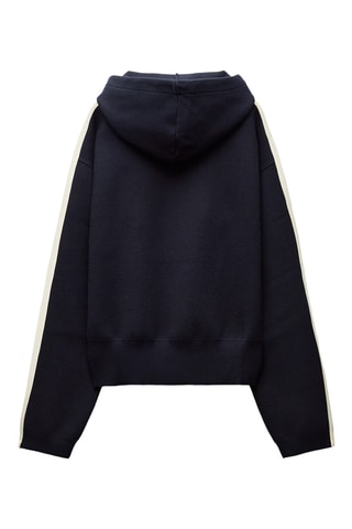 Sweat com capuz - Azul-marinho