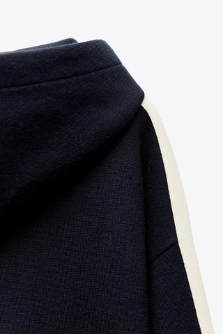 Sweat com capuz - Azul-marinho