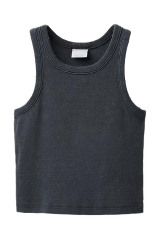 Camisola de alças - Preto