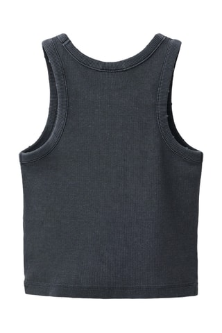 Camisola de alças - Preto