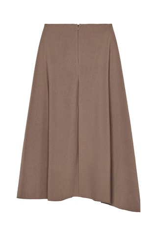 Jupe asymétrique - Marron