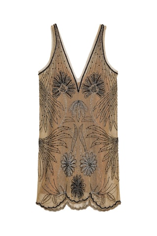 Vestido direito- Castanho