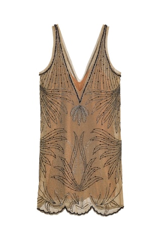 Vestido direito- Castanho