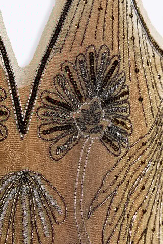 Vestido direito- Castanho