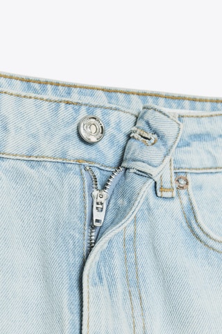 Calças de ganga straight - Azul-celeste