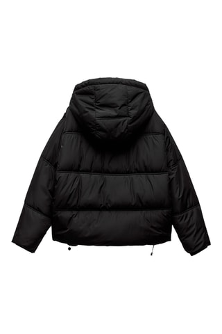 Blusão com capuz - Preto