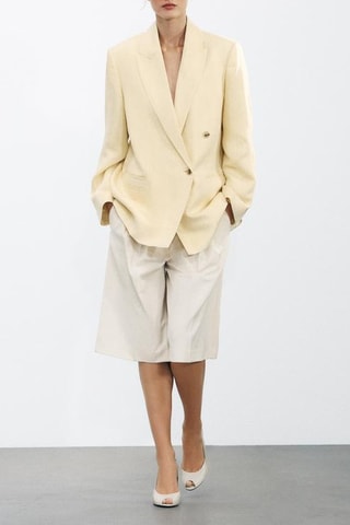 Sandálias de salto em couro- Branco