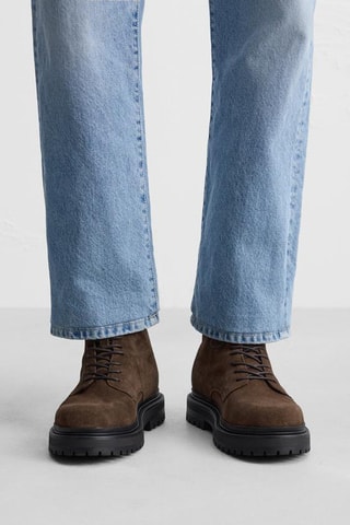 Boots em nobuck - Castanho