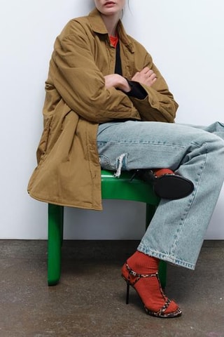 Sandálias de salto- Castanho