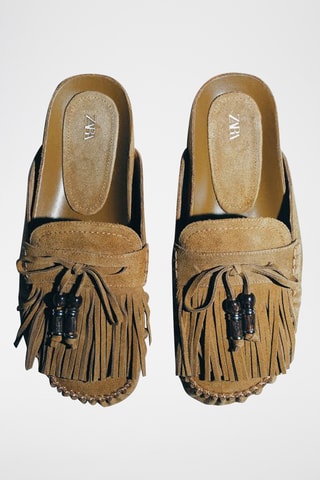 Socas em nobuck- Castanho