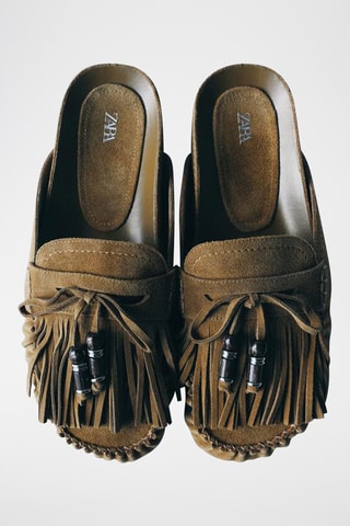 Socas em nobuck- Castanho